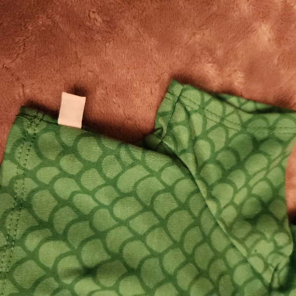 Build-A-Bear Workshop BABW Camo Green Dinosaur Hoodie Scaly *ADDED EAR HOLES* - Picture 9 of 15